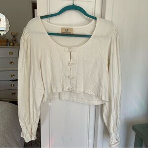 Fashion Brand Company Off-White Long Sleeve Pirate Shirt M/L